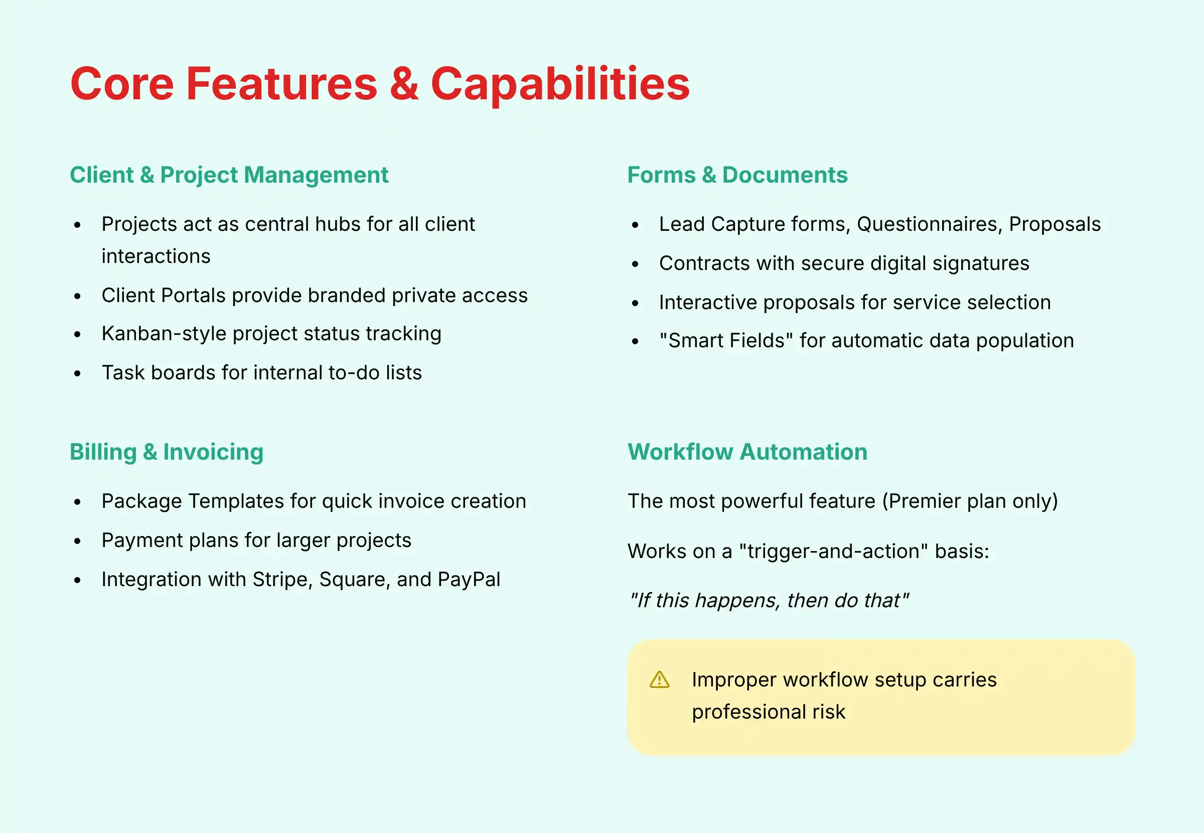 Core Features and Capabilities Overview