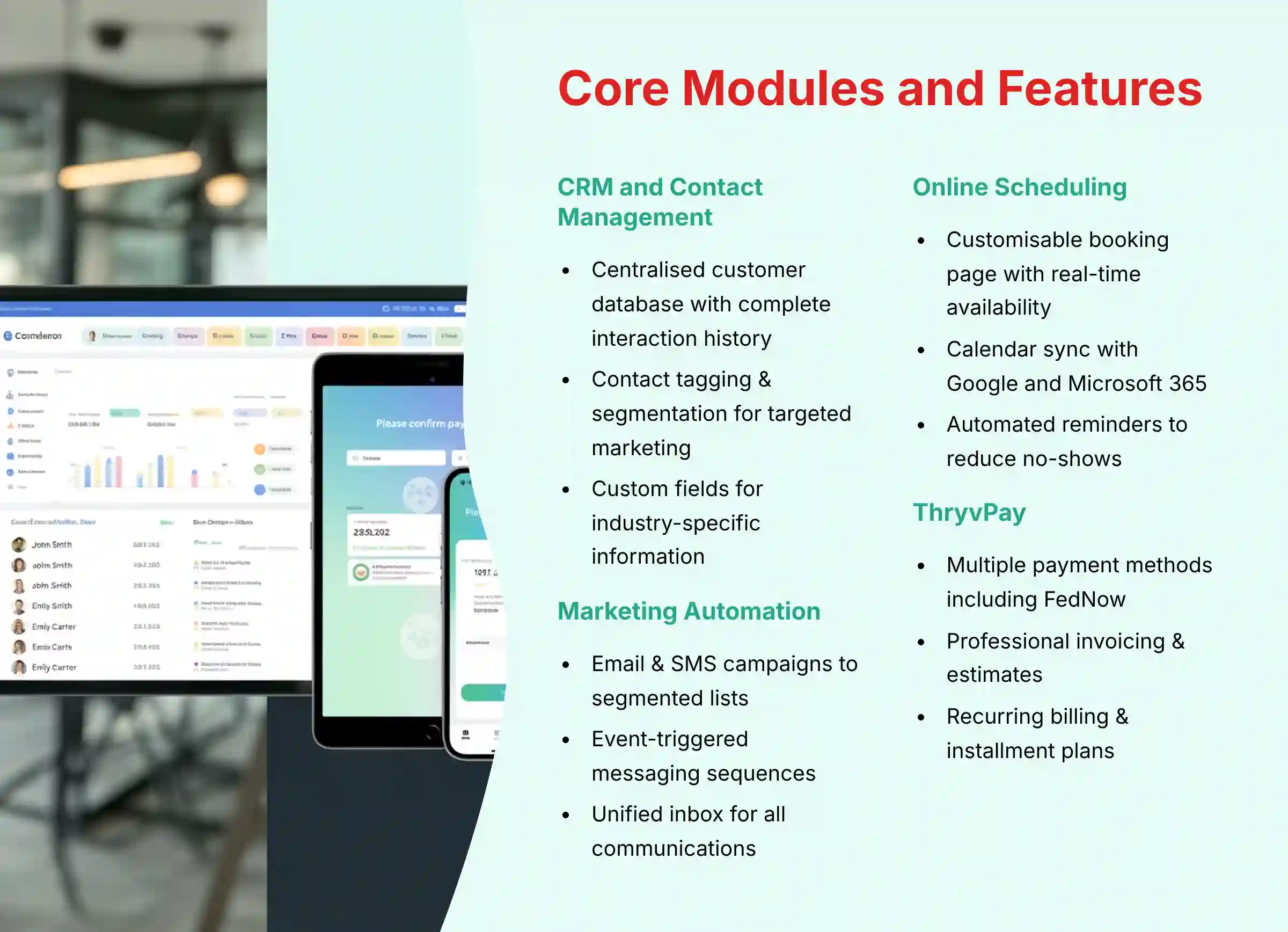 Core Modules and Features