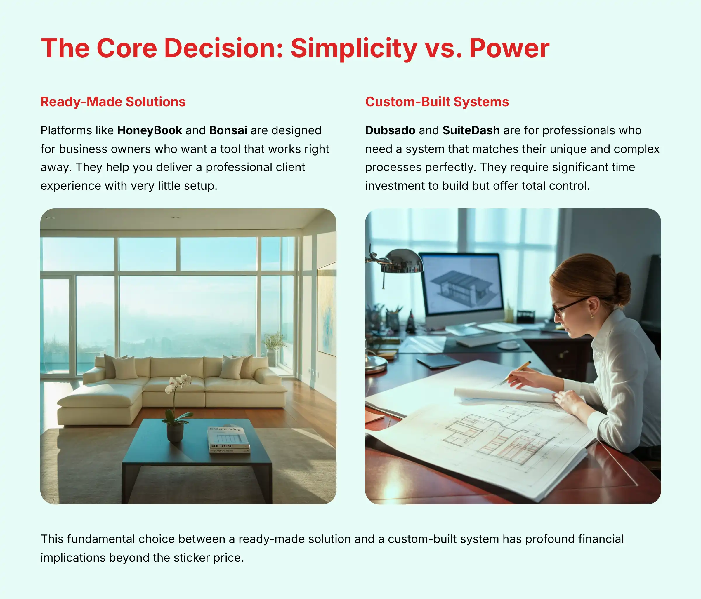The Core Decision Simplicity vs Power