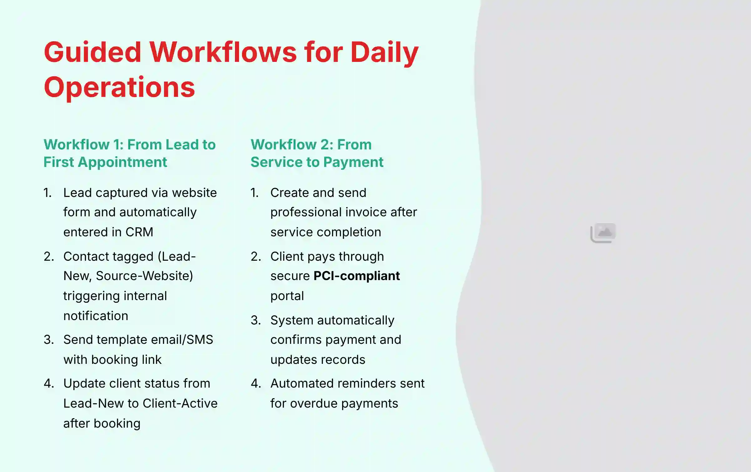 Guided Workflows for Daily Operations in Thryv