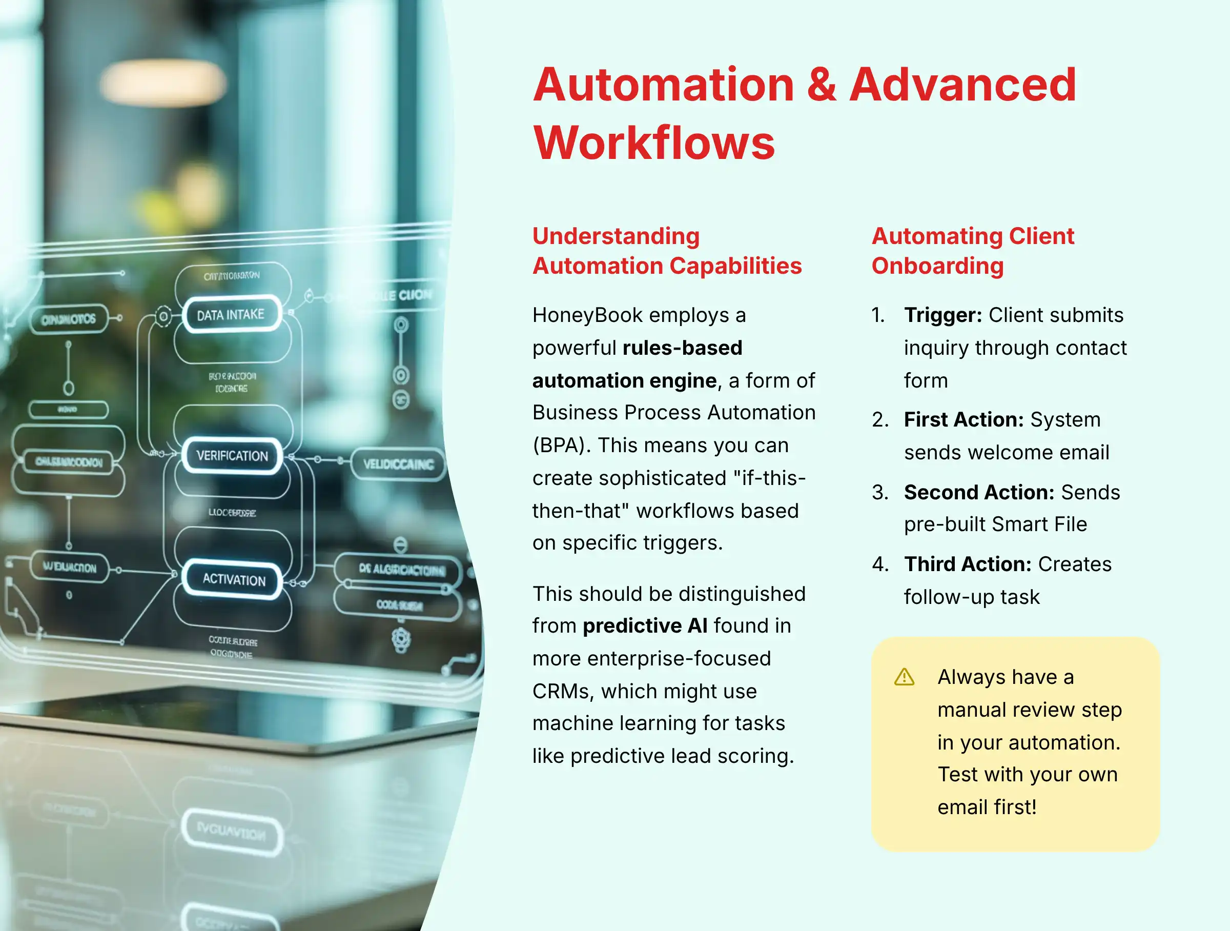 Automation and Advanced Workflows