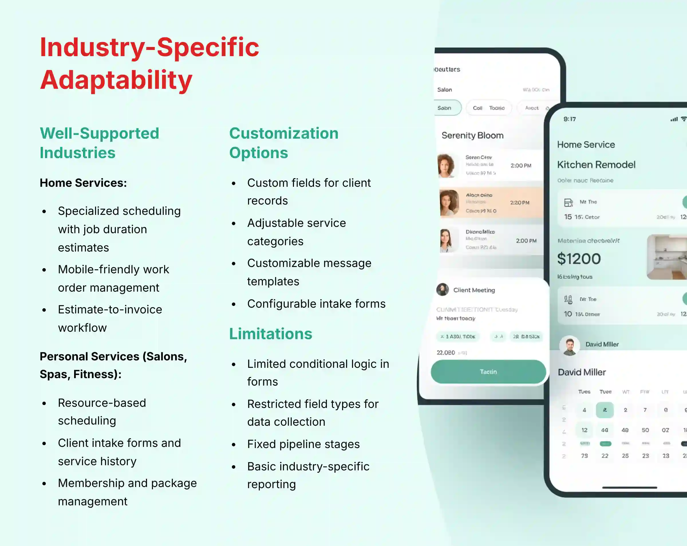 Industry-Specific Adaptability