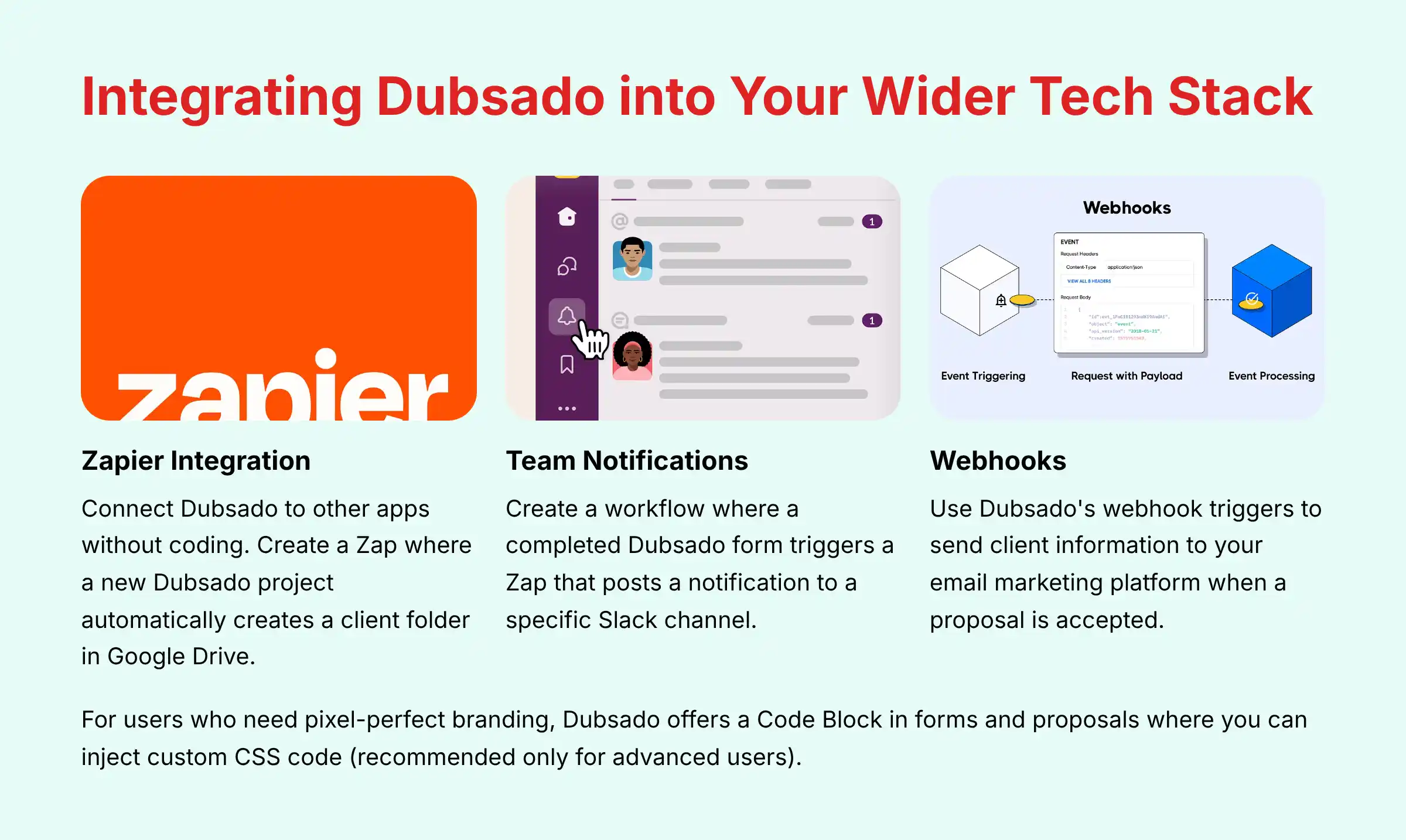 Integrating Dubsado into Your Wider Tech Stack