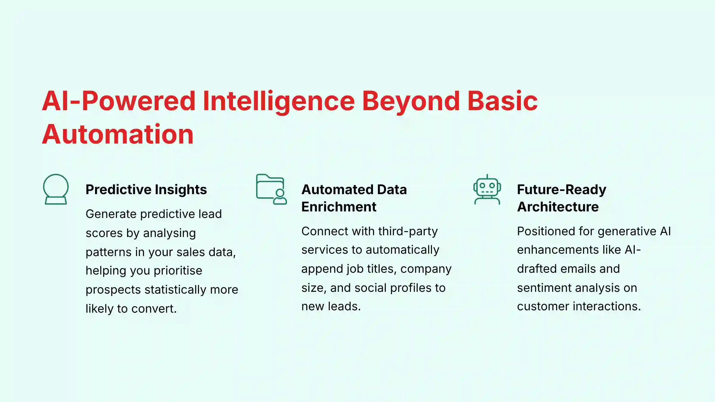 AI-Powered Intelligence Beyond Basic Automation