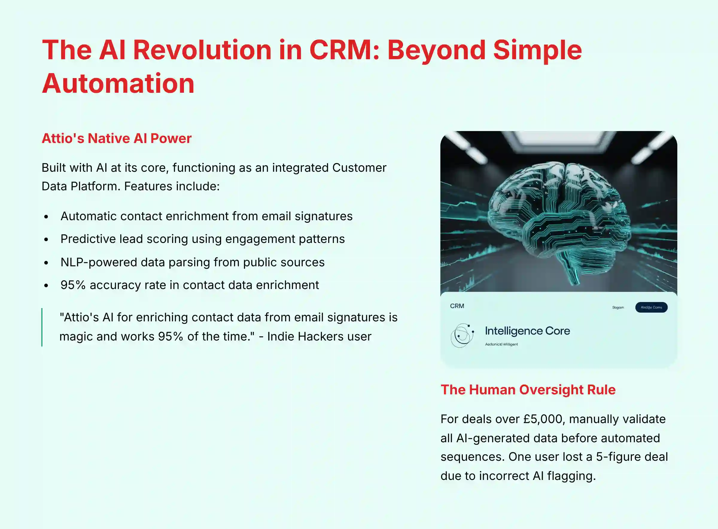 The AI Revolution in CRM - Beyond Simple Automation