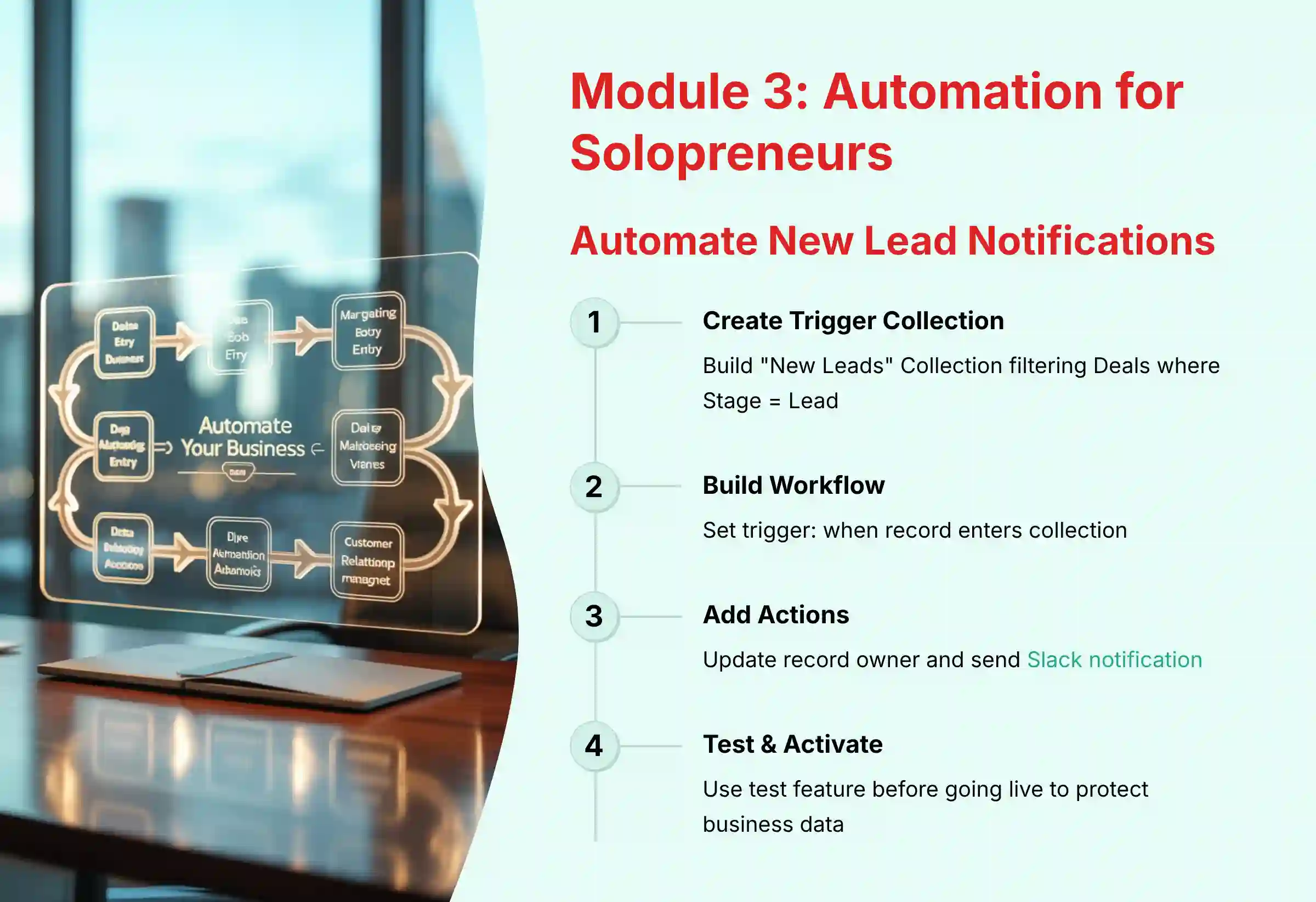 Module 3 - Automation workflows for Solopreneurs using Attio