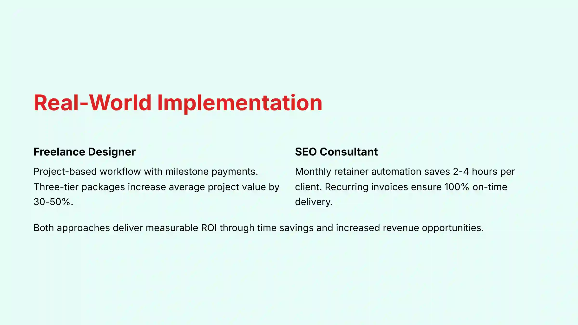 Real-World Implementation Examples