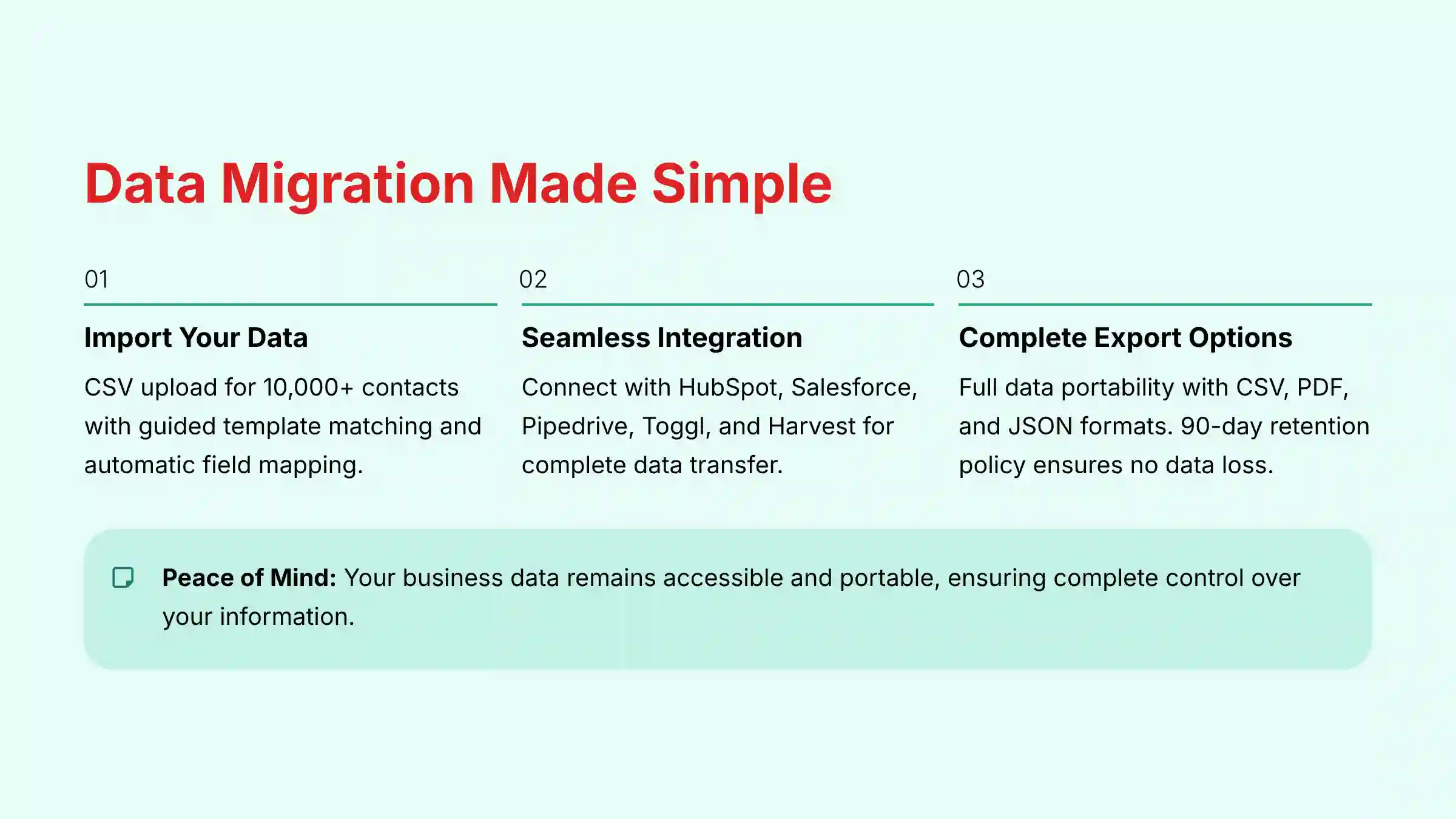Data Migration Made Simple - Import and export process visualization