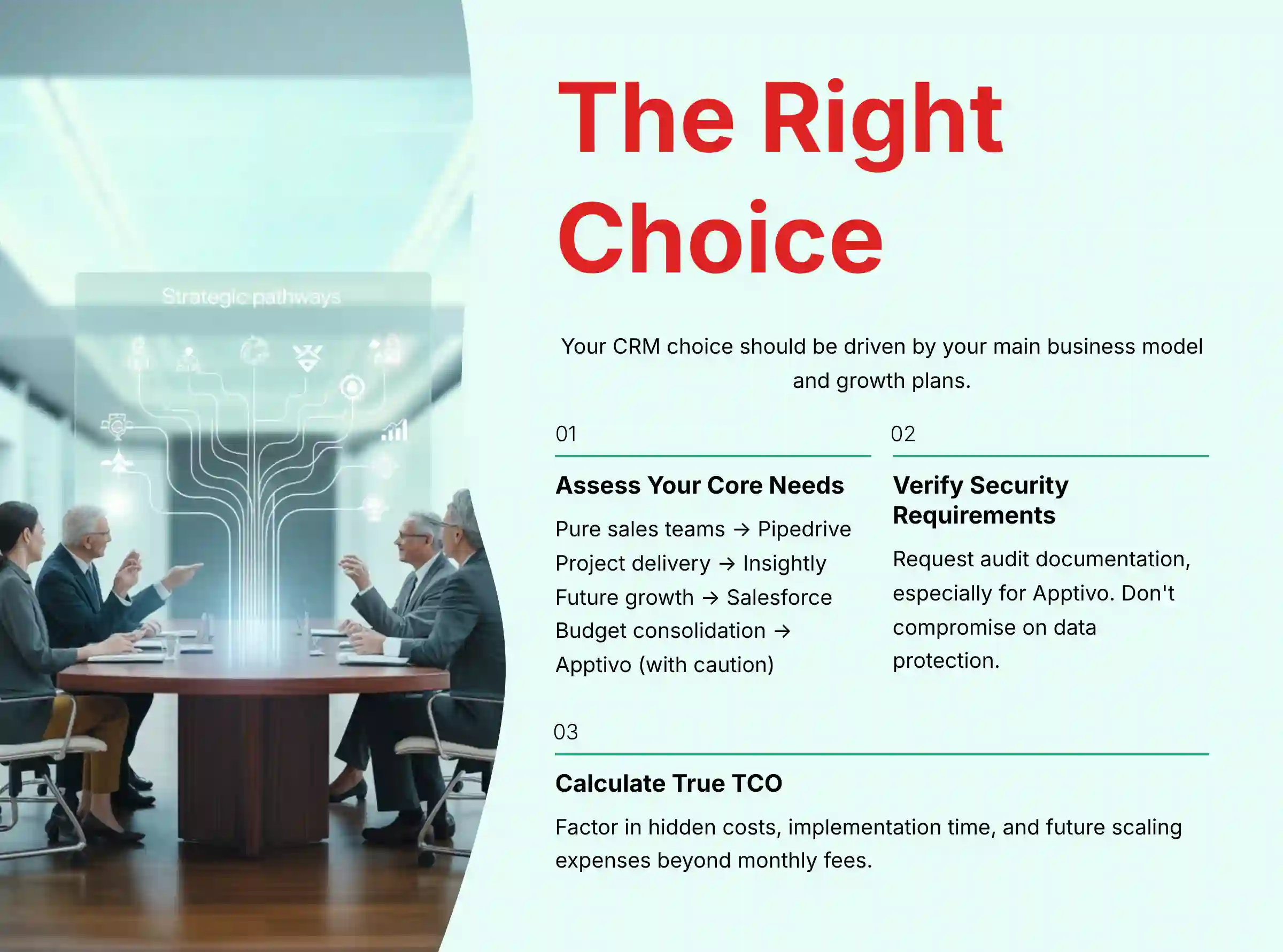 The Right Choice - Decision Framework