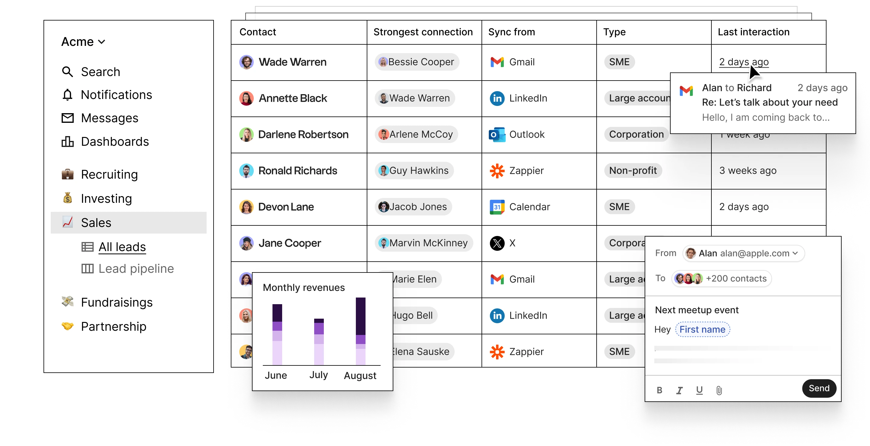 Folk CRM Contact Enrichment Waterfall Process