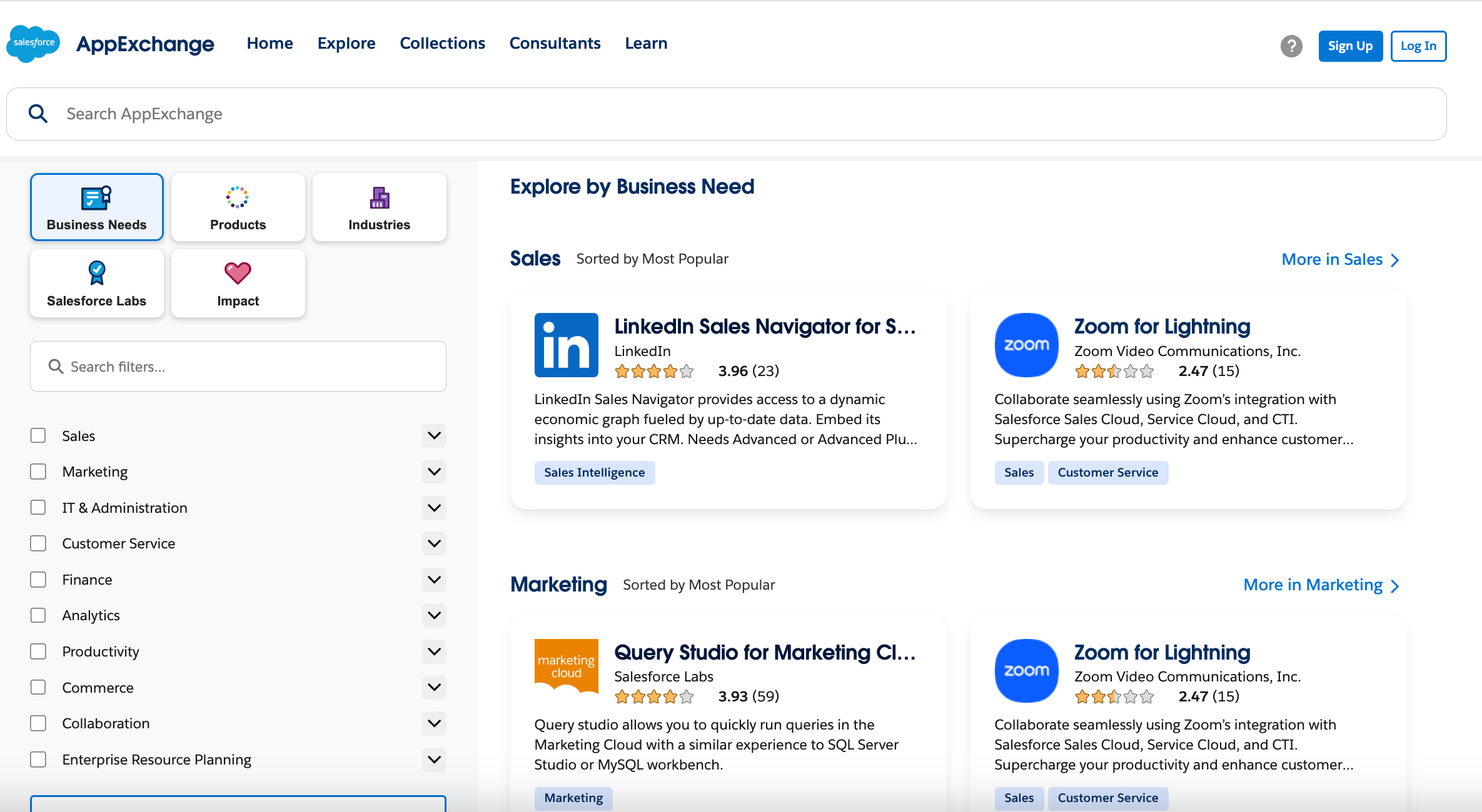 Salesforce AppExchange Marketplace